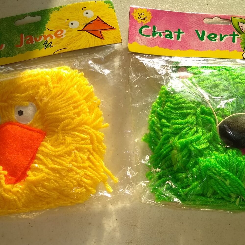 Chat vert + Oiseau Jaune by Harry Alexander 2001 French x 2 new